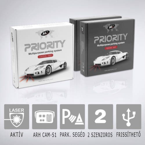 Antilaser AL PRIORITY HW6-2: Aktív lézeres traffipaxvédelmi termék 2db szenzorral